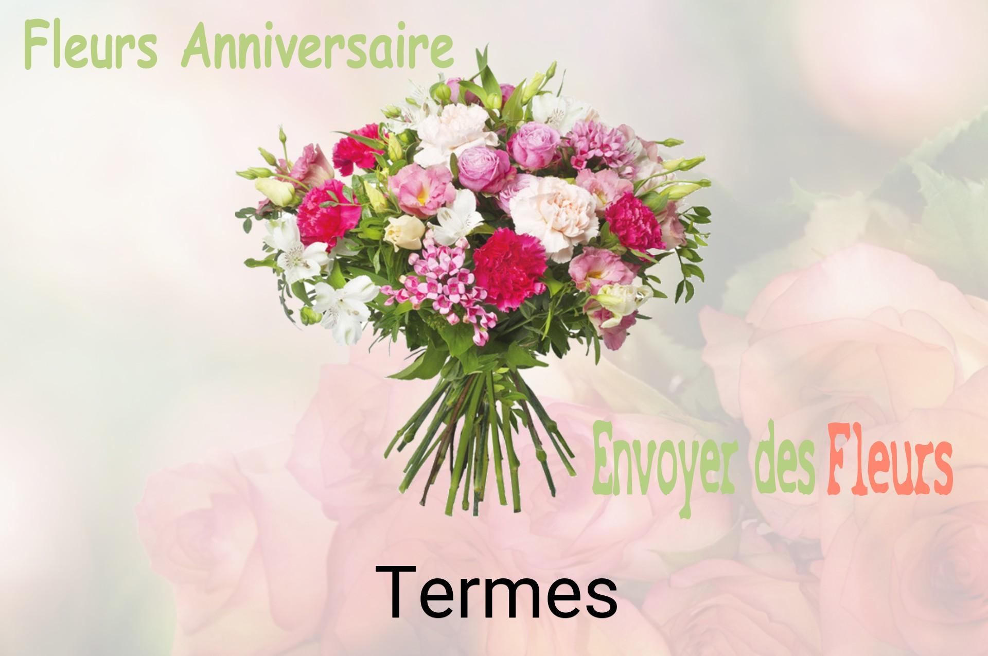 Bouquet de fleurs d’anniversaire livré à Termes